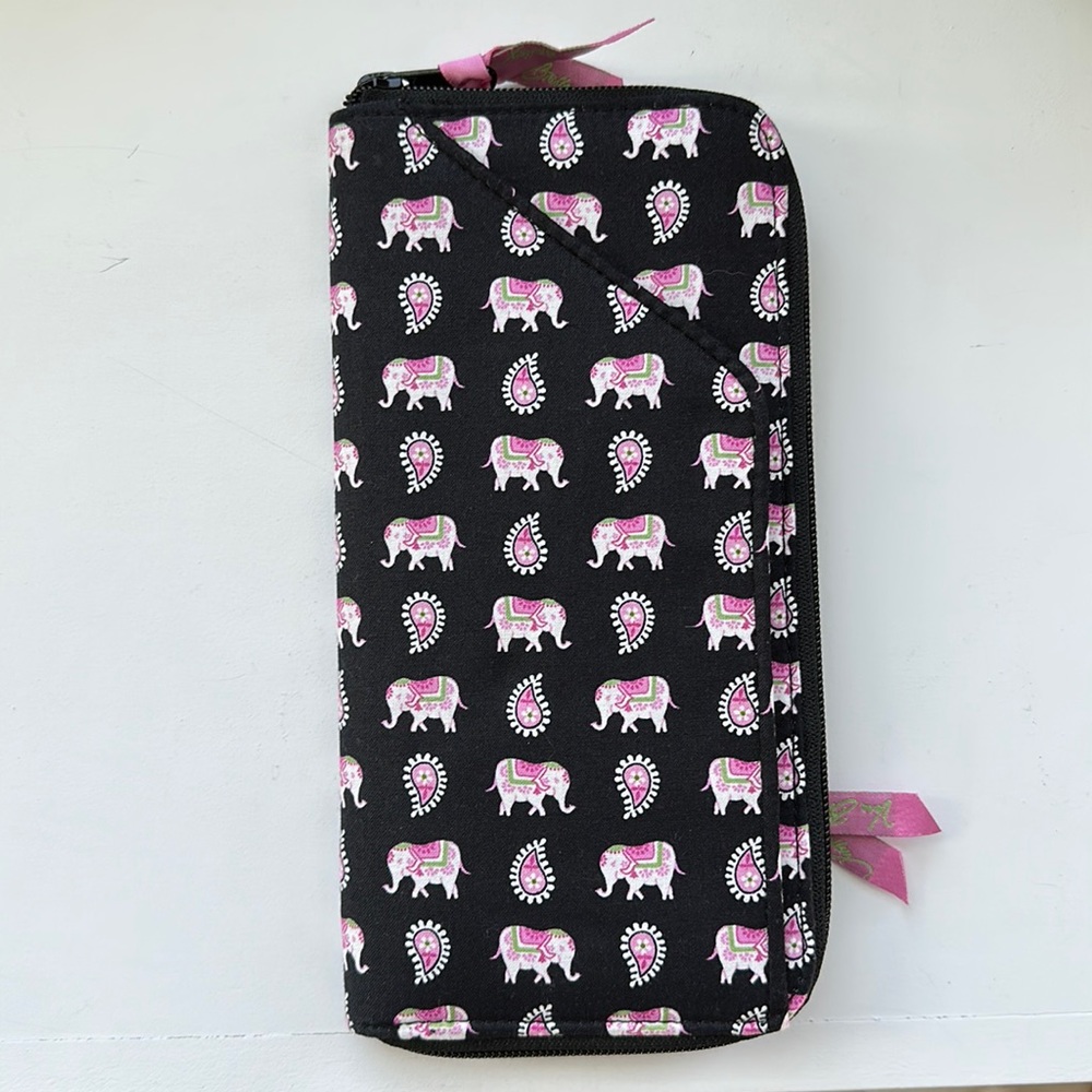 Vera Bradley passport wallet